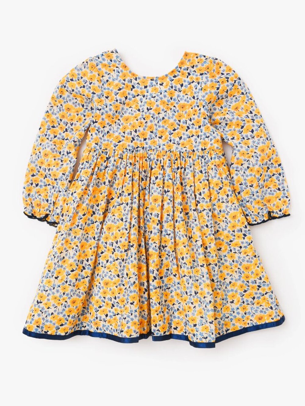 Pink Chicken Amma Dress in Yellow Floral Size 3Y